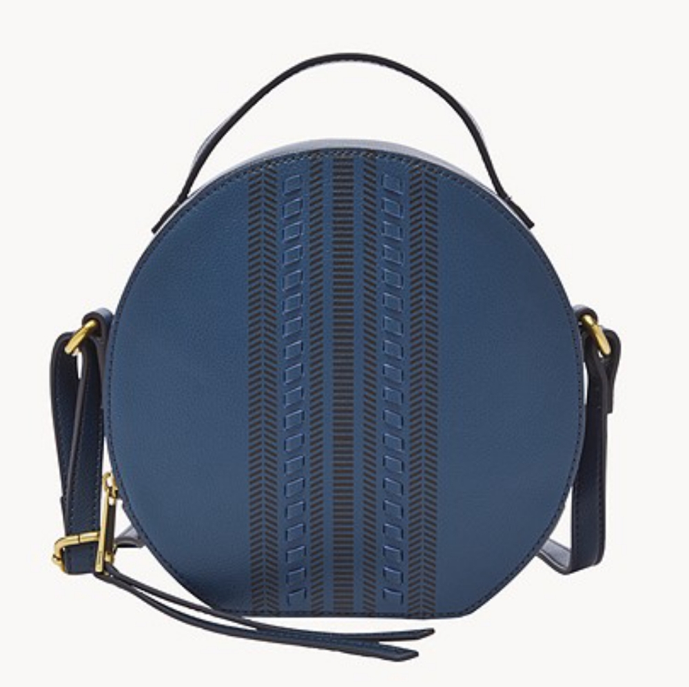 🌼 NWT Fossil deep teal blue crossbody bag